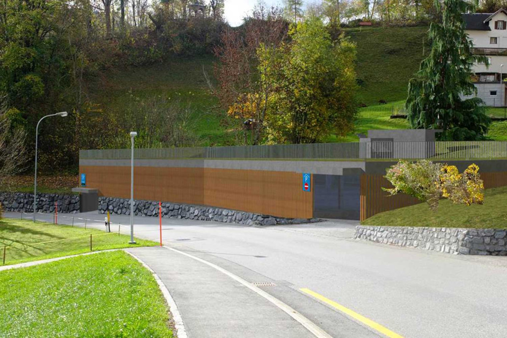 Visualisierung Parkhaus Seewis