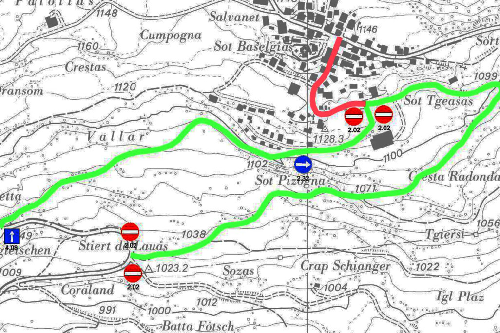 Plan Umfahrung