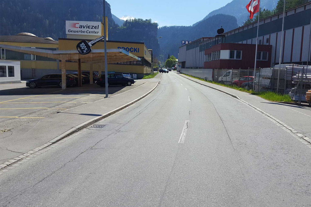 Thusis Erneuerung Compognastrasse HMQ