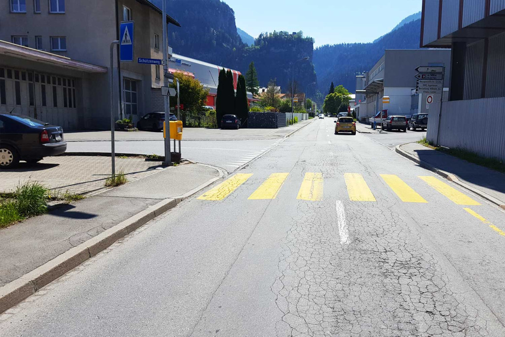 Thusis Erneuerung Compognastrasse HMQ