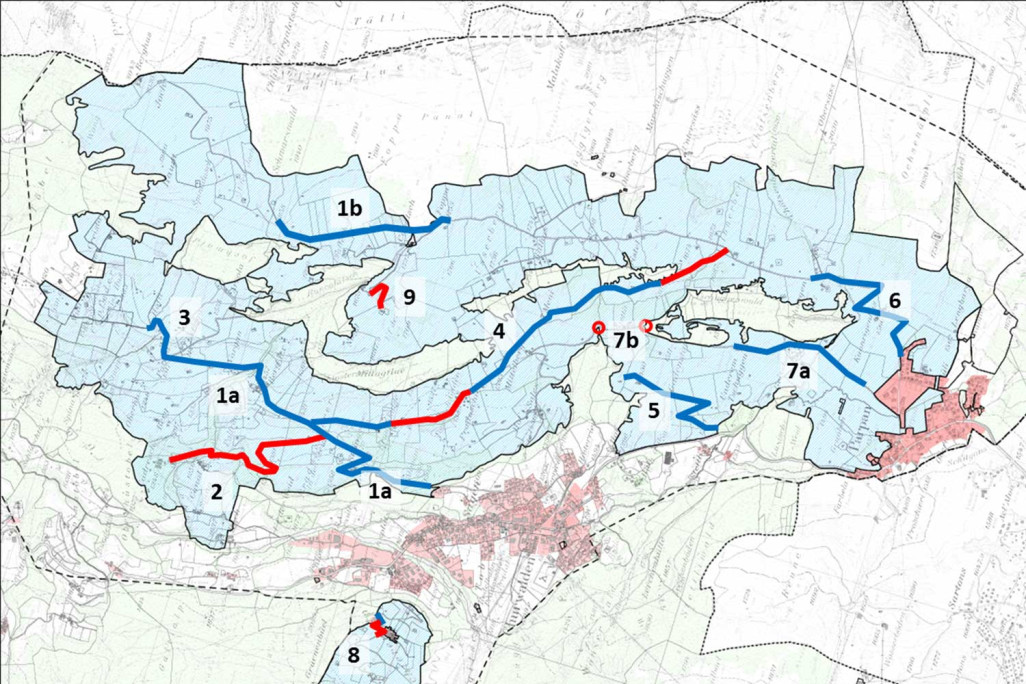 Güterstrassen Churwalden, Ausbau, Plan, HMQ AG