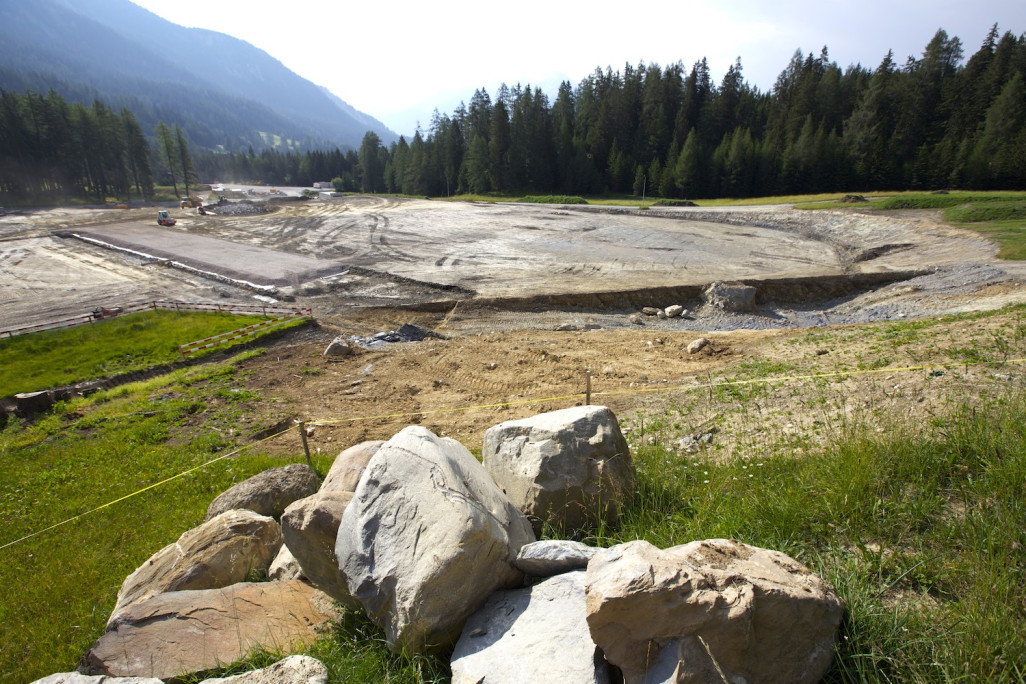 Biathlon Arena Lenzerheide, Bauarbeiten