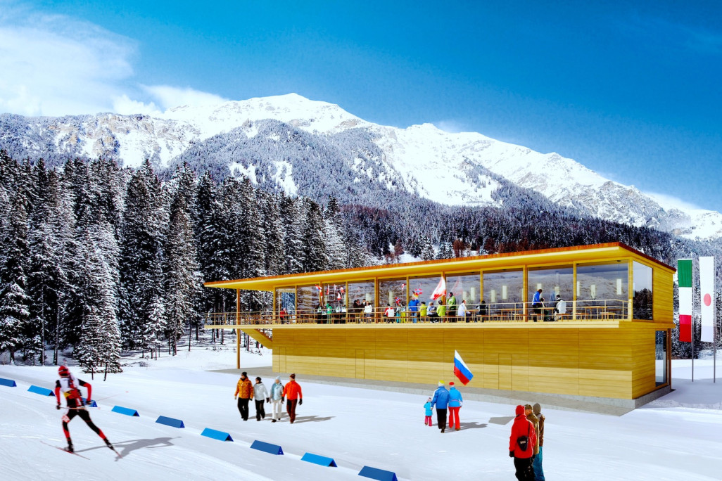 Biathlon Arena Lenzerheide, Nordic House Visualisierung Horvath