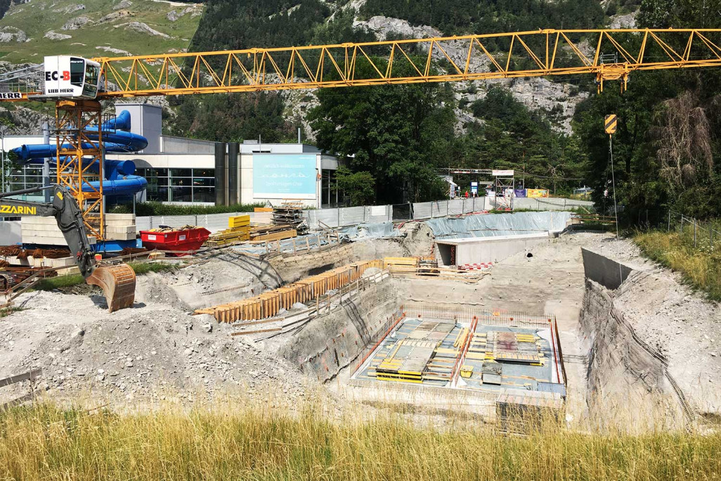 Neubau Regenbecken Obere Au, Chur GR