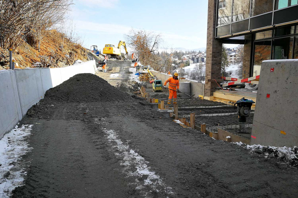 Flims GR, Projektierung Zufahrtsstrasse Unterwerk Stenna, HMQ AG