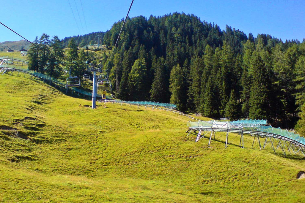 Linienführung Rodelbahn Pradaschier, Churwalden GR