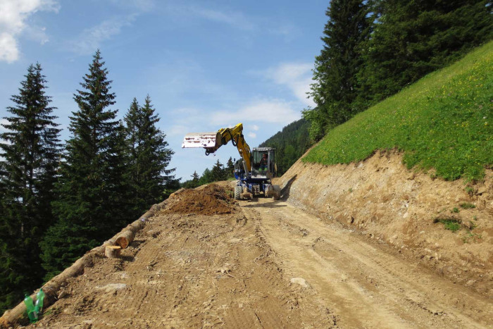 Verbreiterung Loipennetz