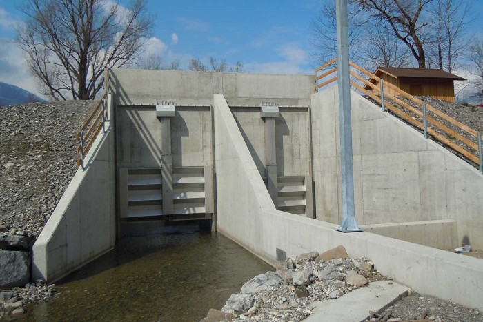 Hochwasserretentionsanlage