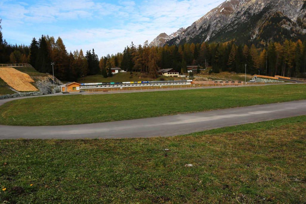 Arenabereich Bauabschluss Biathlon Arena Lenzerheide Lantsch/Lenz
