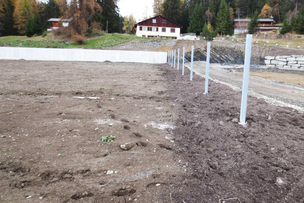 Bauphase Schiessanlage Biathlon Arena Lenzerheide Lantsch/Lenz