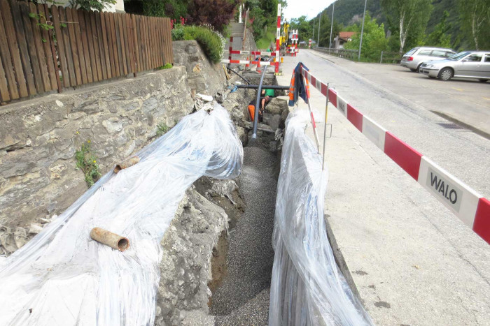 Erneuerung Wasserleitung IBC, Araschgenstrasse