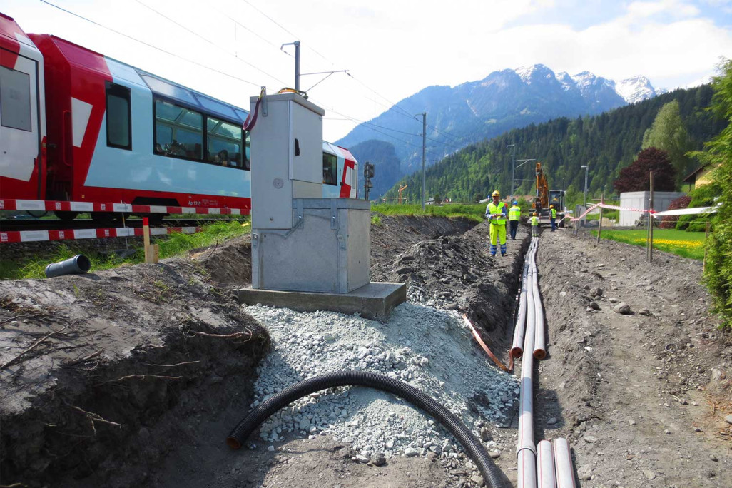 Werkleitungsprojekt Bahnweg Thusis GR, HMQ AG