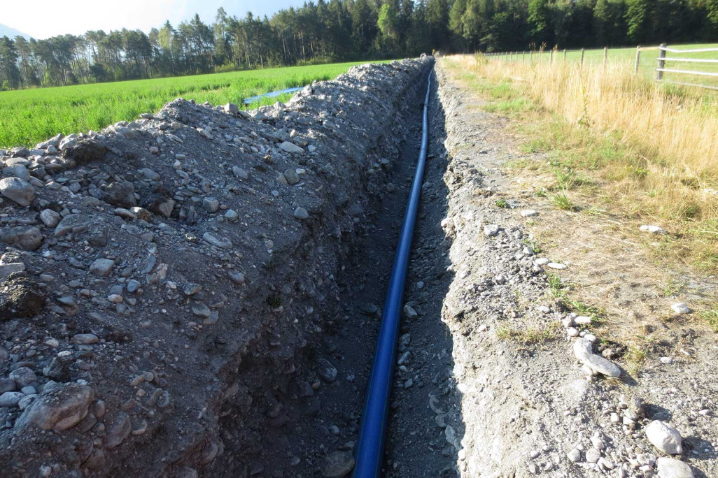 Projektierung Bewässerungsleitungen Gutsbetrieb Realta, HMQ AG