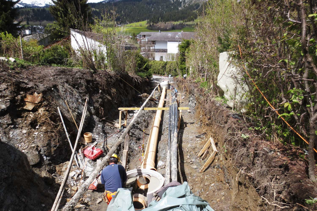 Projektplanung Ausbau Quartierstrasse Via las Caglias Flims, HMQ AG