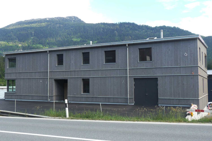 Neubau Werkhalle Sprecher