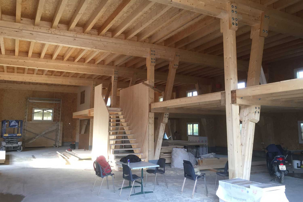 Hochbau, Konstruktiver Ingenieurbau Holzbau